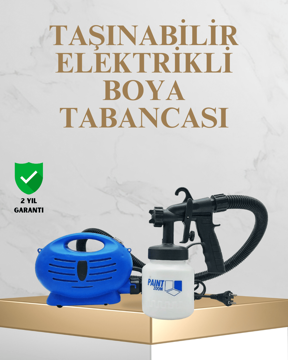 Damlama Yapmayan 3 Modlu Püskürtme Özellikli Boya Cihazı