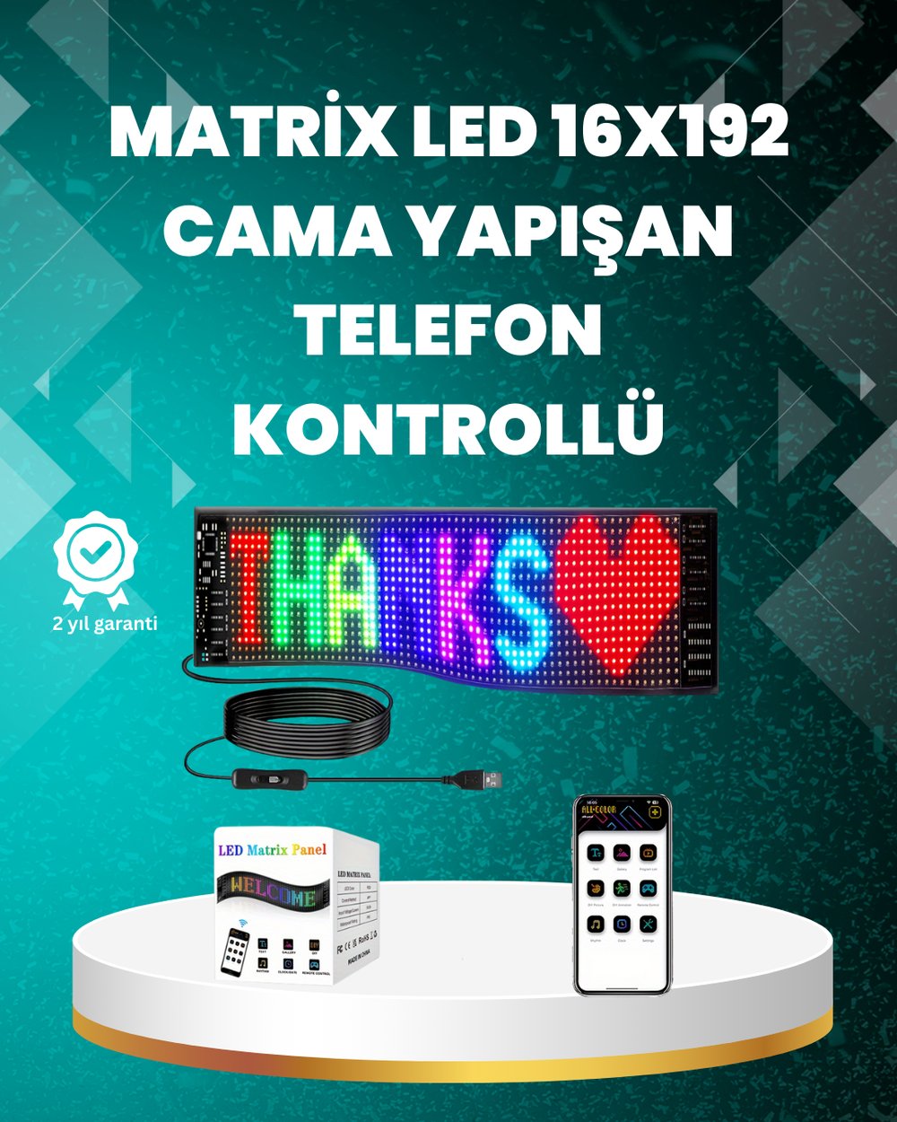 Taşınabilir Programlanabilir LED Işıklı Tabela IP65 Suya Dayanıklı Esnek Ekran Paneli