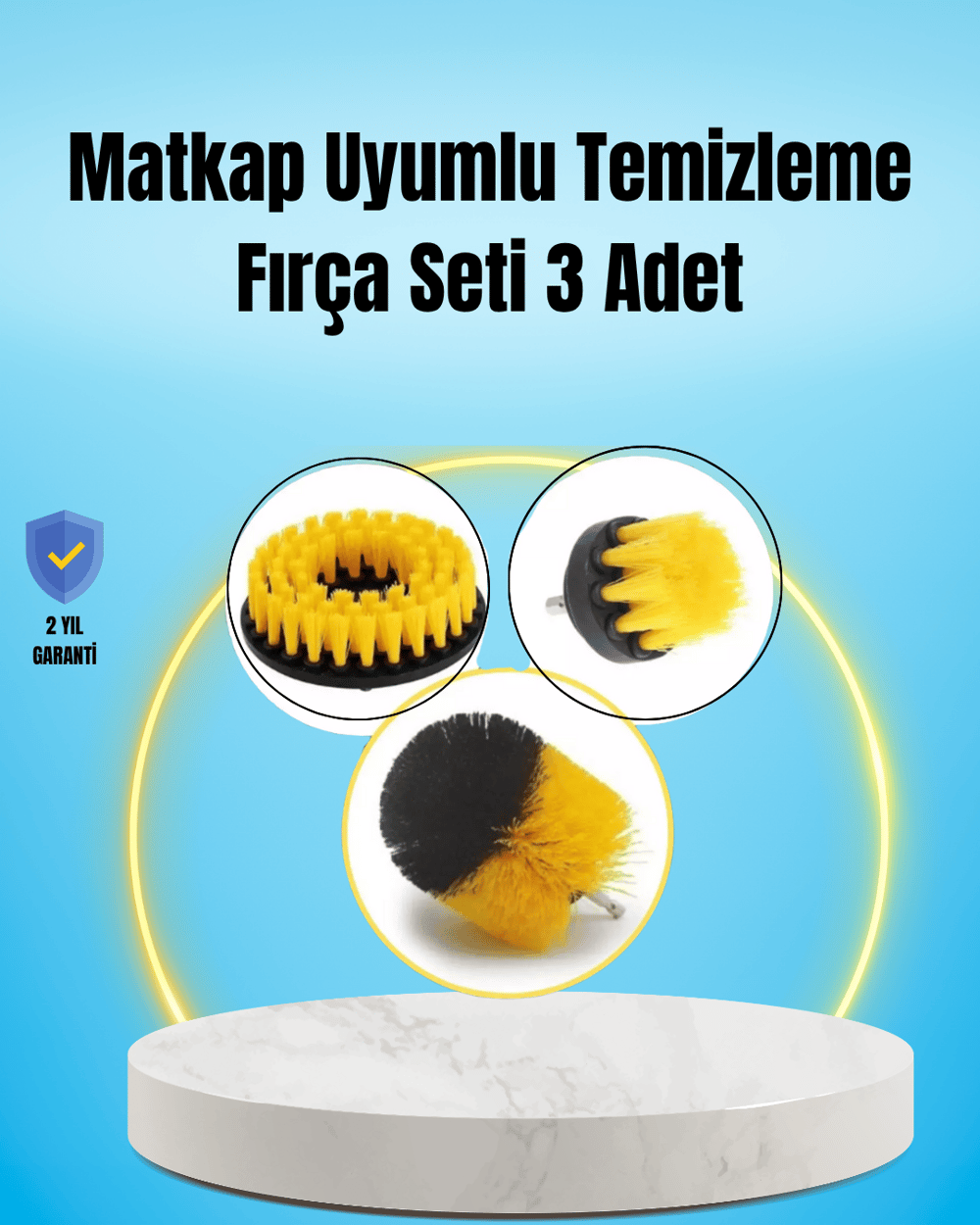 Yağ, Kir ve Pas Temizliği İçin Güçlü Naylon Kıllı Temizlik Fırçası
