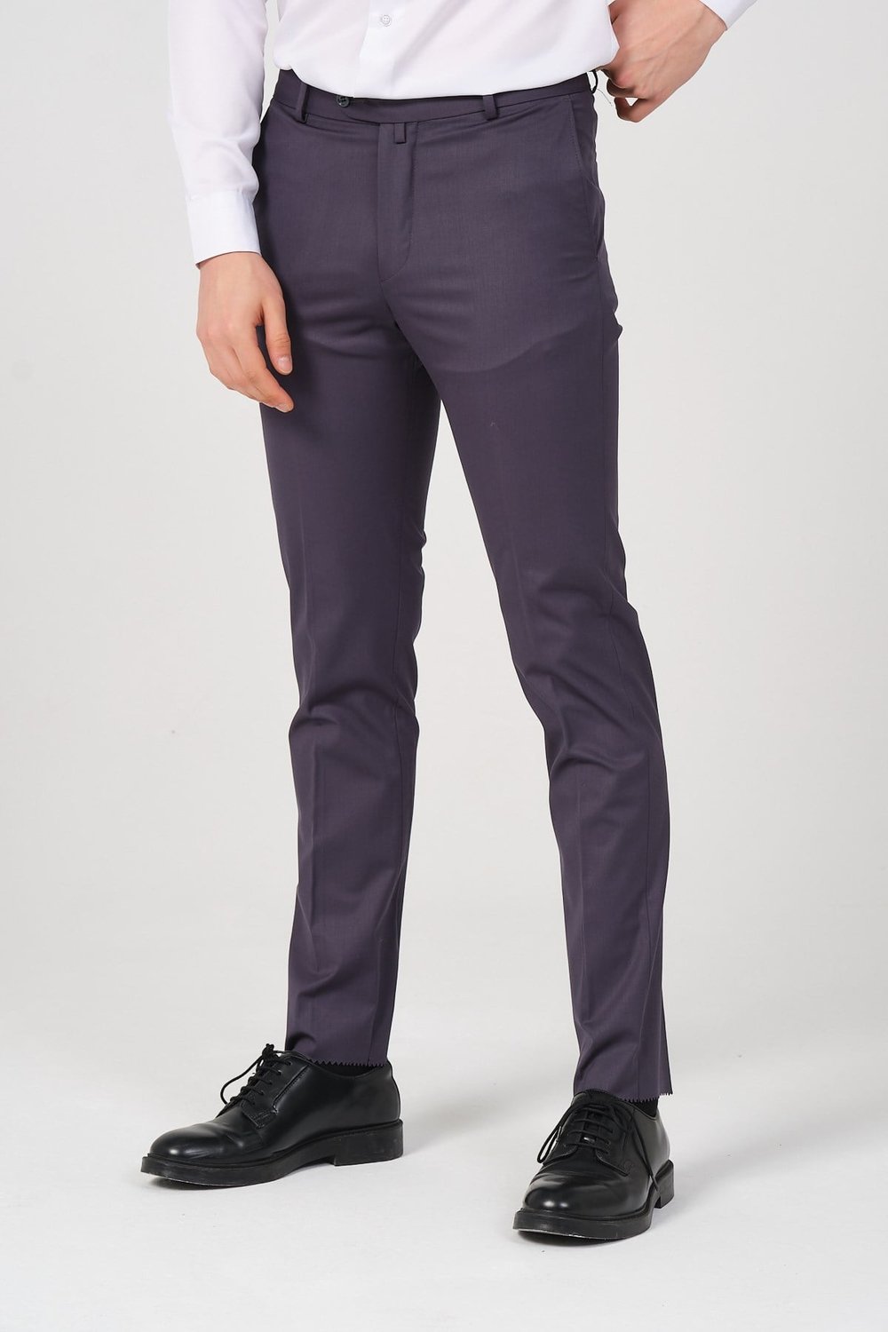 Slim Fit Erkek Kumaş Pantolon FÜME