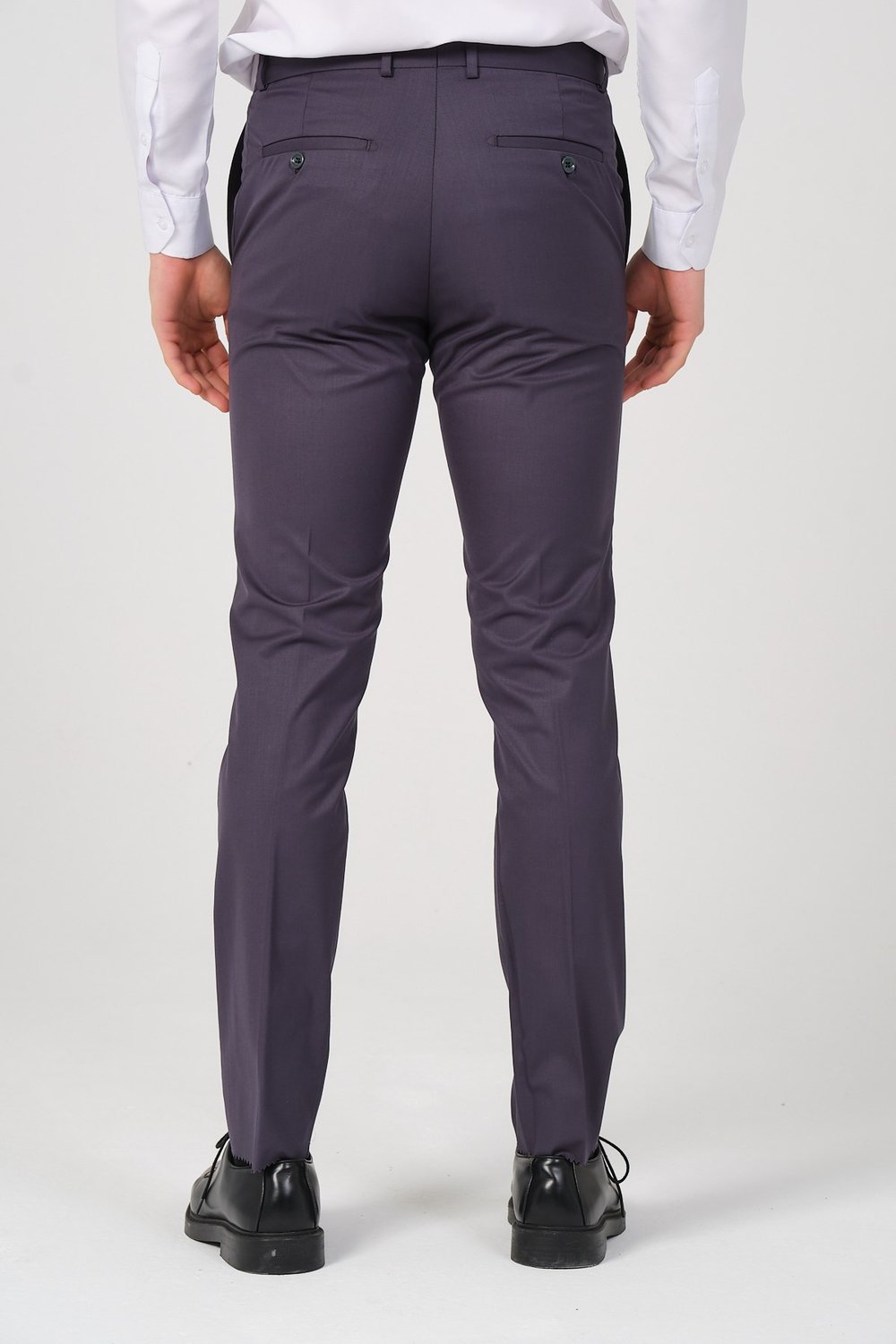 Slim Fit Erkek Kumaş Pantolon FÜME