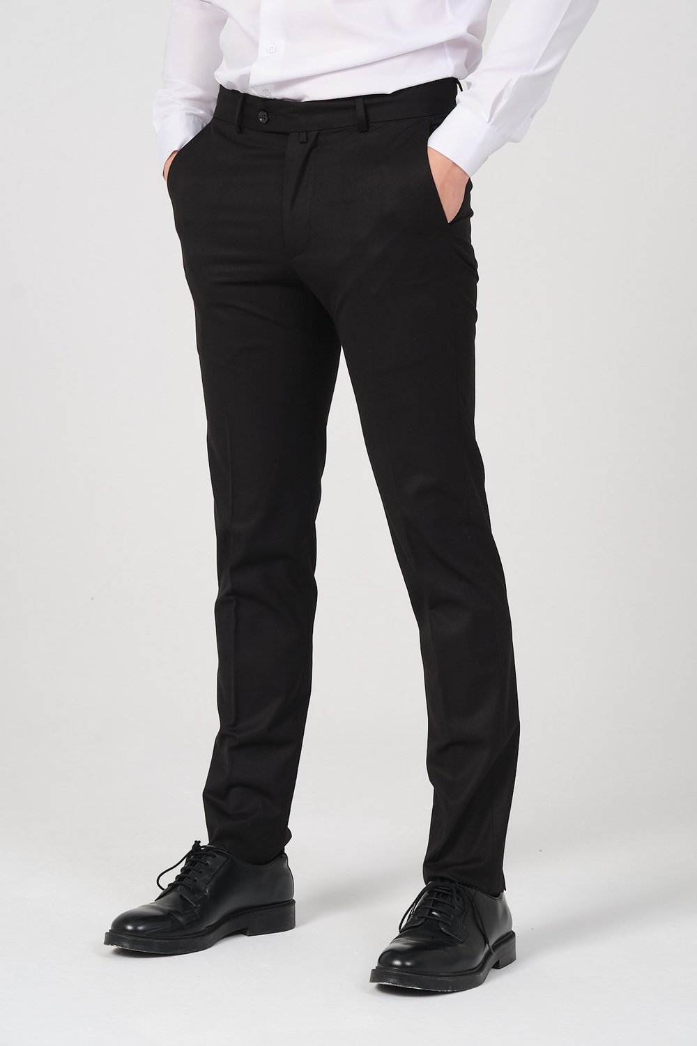 Slim Fit Erkek Kumaş Pantolon Siyah