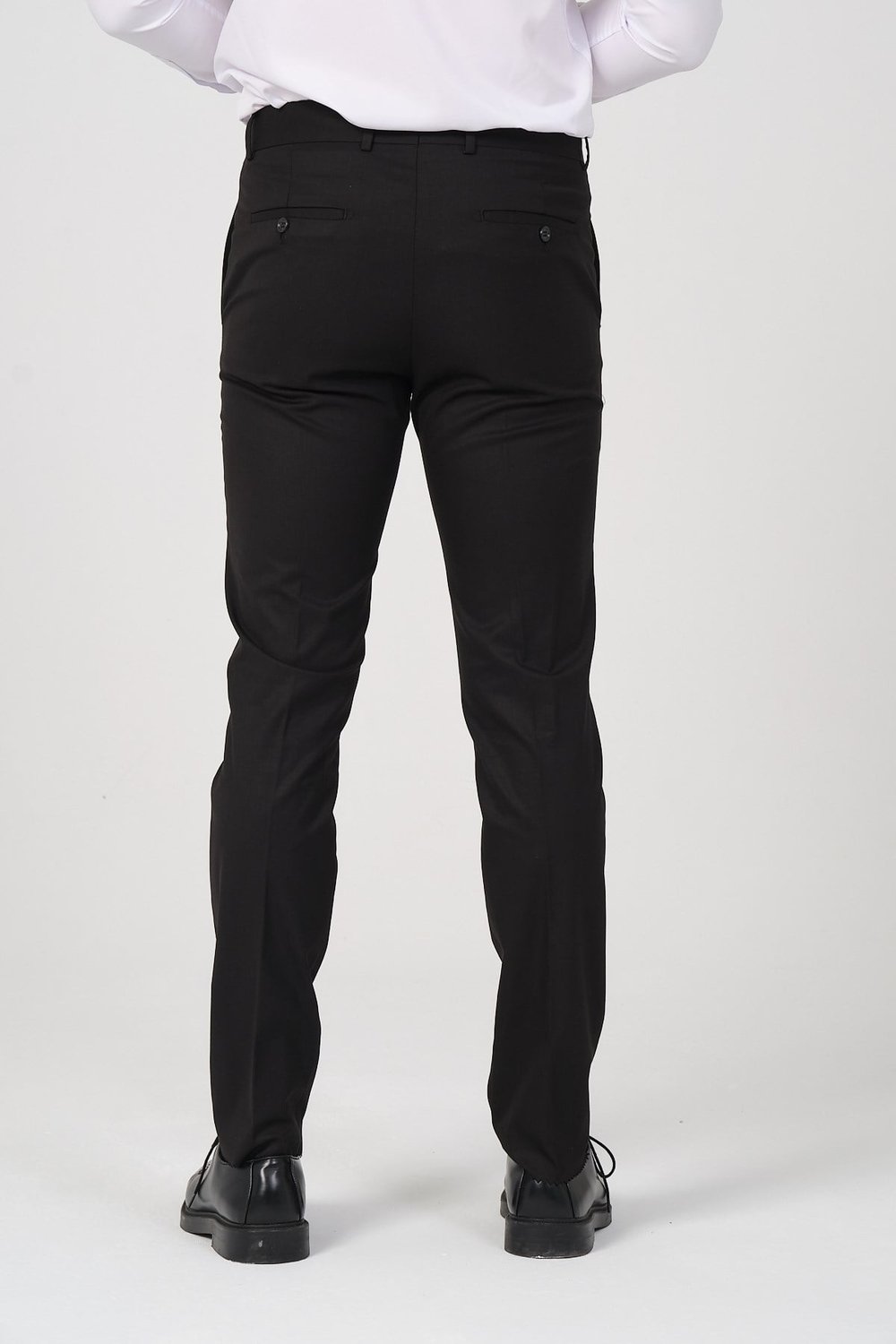 Slim Fit Erkek Kumaş Pantolon Siyah