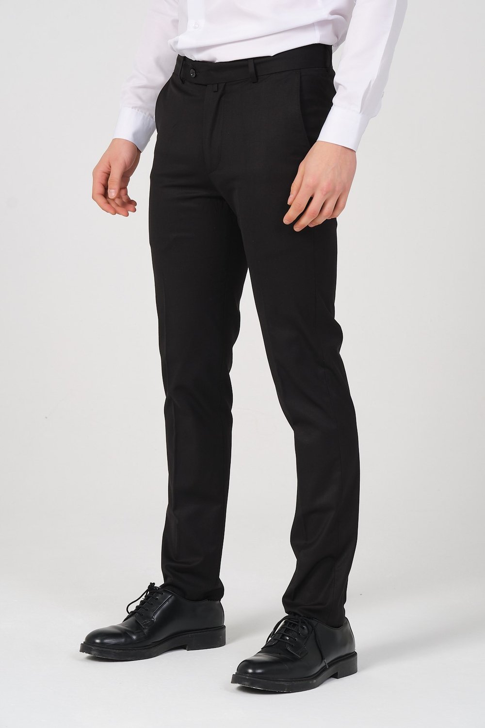 Slim Fit Erkek Kumaş Pantolon Siyah