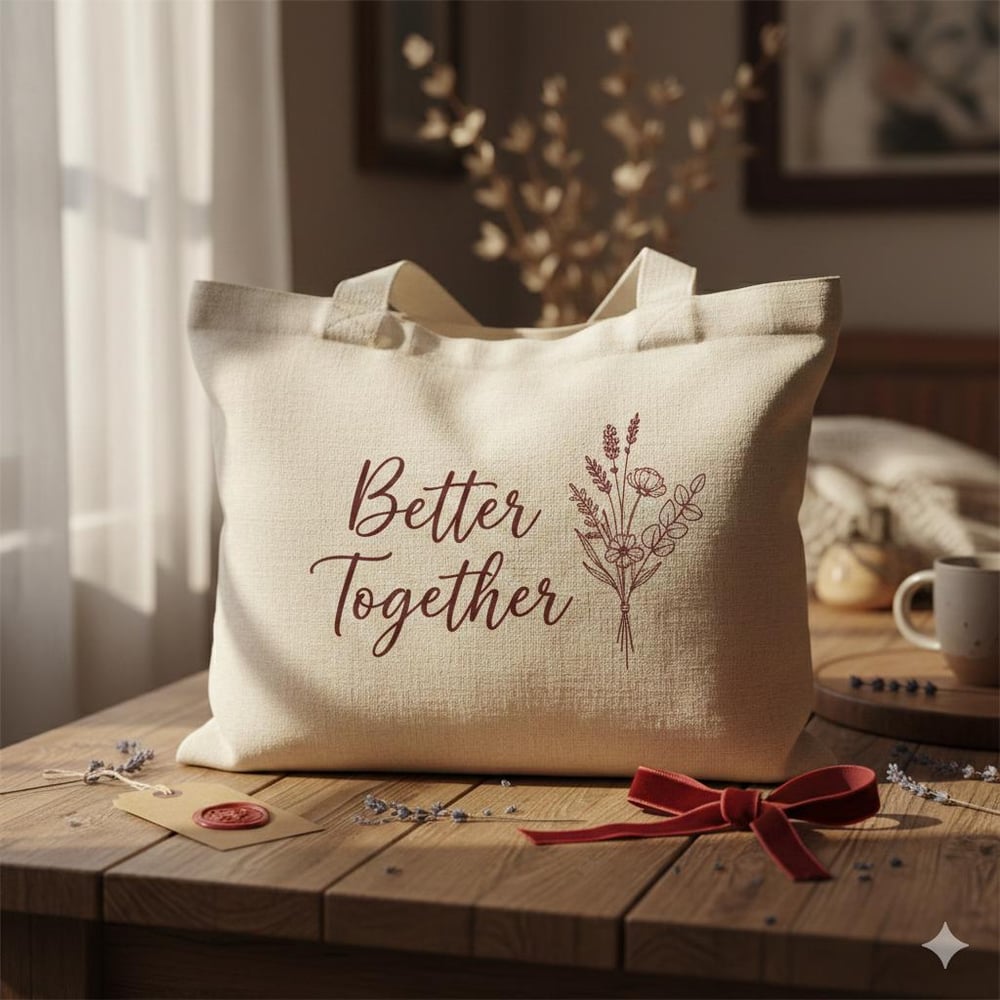 LTS bag sevgililer günü özel keten bez omuz çanta-Çanta