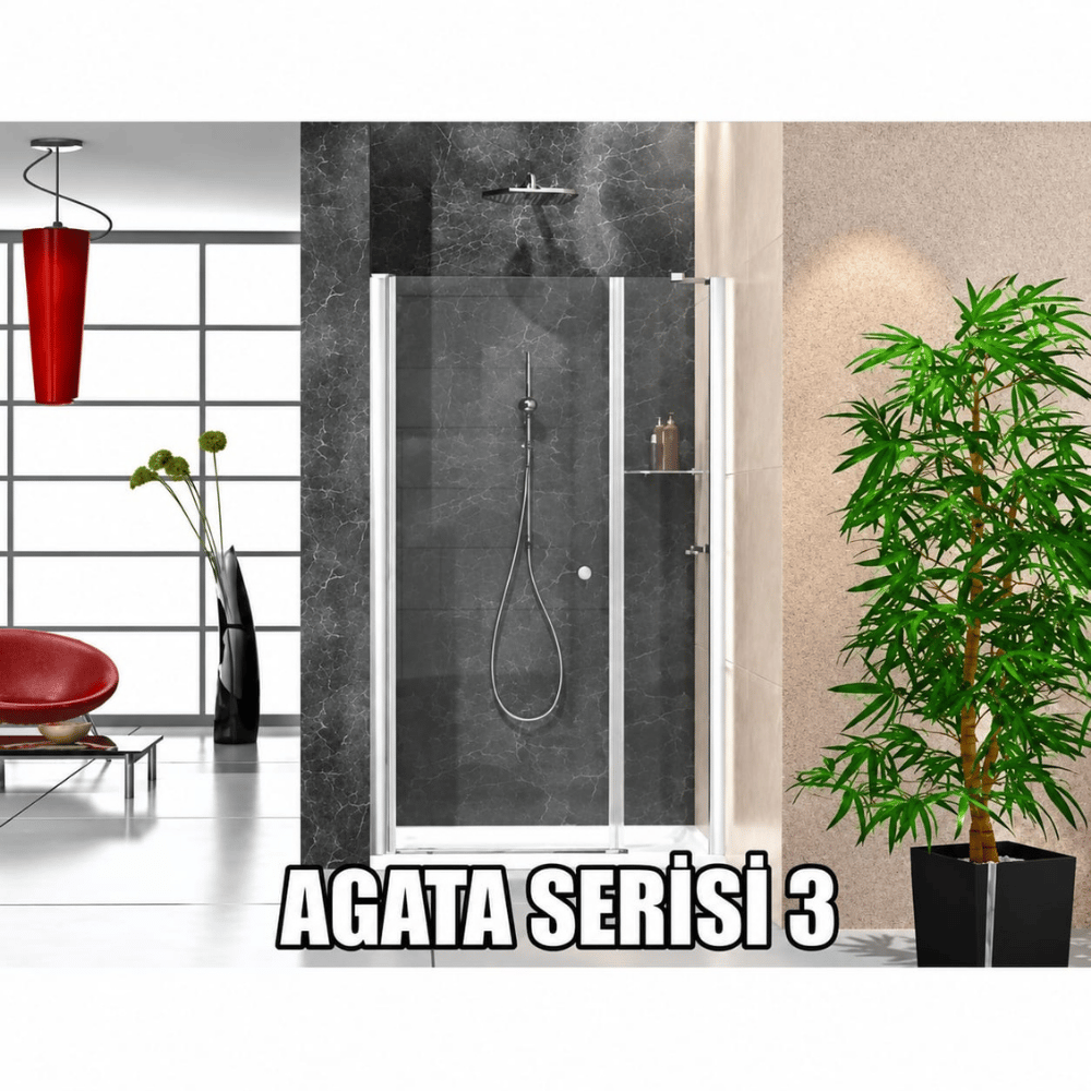 Duşhome Agata Serisi 110 cm İki Duvar Arası 1 Sabit 1 Kayar Kapı Duşakabin (y: 190 cm) DUŞHOME Agata Serisi 110 cm 1 Sabit 1 Kapı Duşakabin | Krom Profilli Temperli Cam H190CM | Modern ve Şık TasarımDUŞAKABİNDUŞHOMEAGATA 110DUŞHOMEDuşhome Agata Serisi 110 cm İki Duvar Arası 1 Sabit 1 Kayar Kapı Duşakabin (y: 190 cm) 