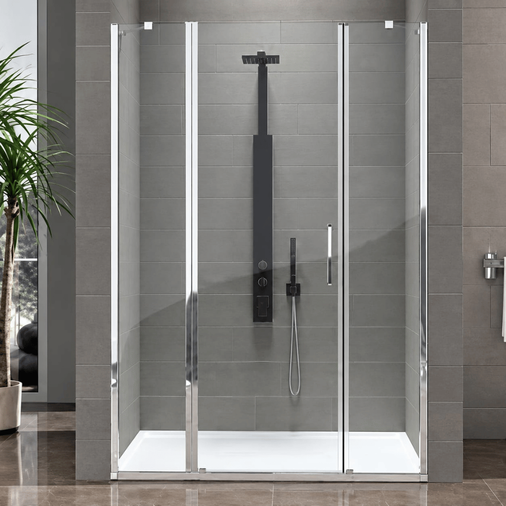 Duşhome Agata Serisi 130 cm İki Duvar Arası Ortadan Girişli Krom Duşakabin (y: 190 cm)DUŞHOME Agata Serisi 130 cm Ortadan Giriş Duşakabin | Krom Profilli Temperli Cam H190CM | Modern & Dayanıklı TasarımDUŞAKABİNDUŞHOMEAGATA 130 ORTADAN GİRİŞDUŞHOMEDuşhome Agata Serisi 130 cm İki Duvar Arası Ortadan Girişli Krom Duşakabin (y: 190 cm)