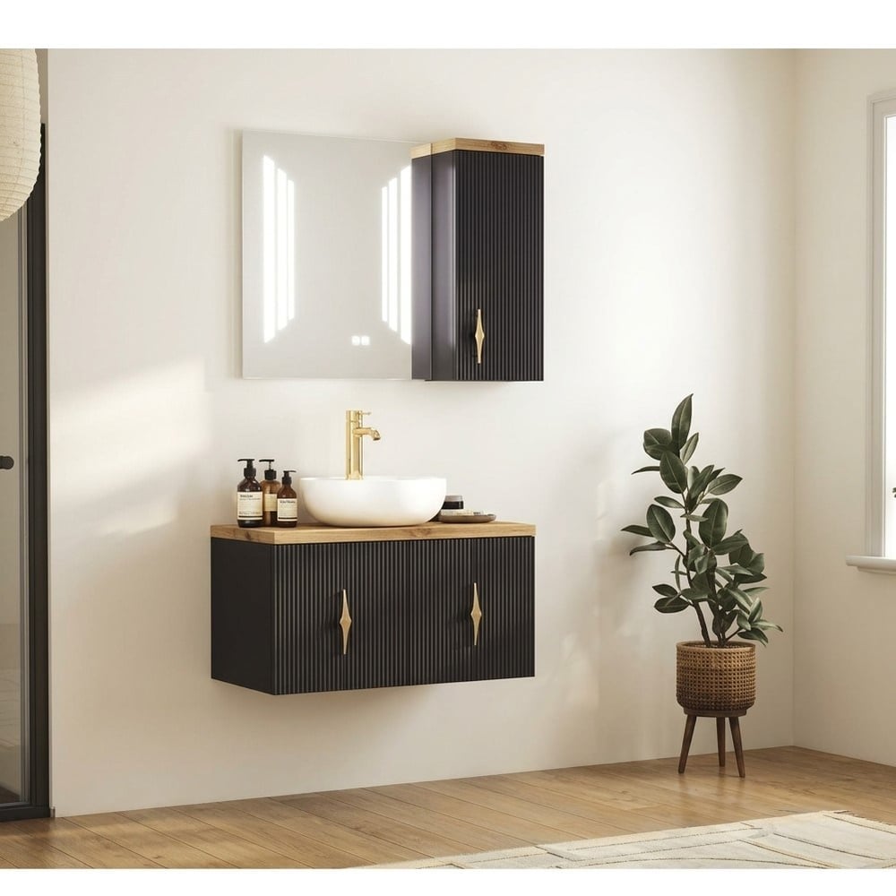 Fym İnfinity 80 CM Banyo Dolabı (3103)FYM Infinity 80 cm Banyo Dolabı | Modern ve Şık Lavabo Altı Dolap | Dayanıklı ve Fonksiyonel Tasarım | Orta Boy Banyolar İçin Estetik ve Kullanışlı MobilyaBanyo DolabıFYM3103DUŞHOMEFym İnfinity 80 CM Banyo Dolabı (3103)