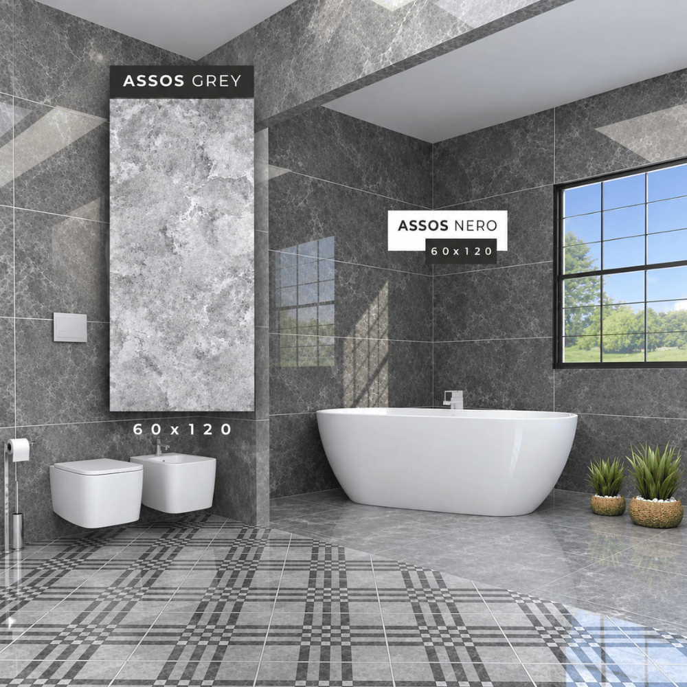 MCM Seramik Asos Grey 60x120 cm Gri Full Lappato Mermer Desenli GranitMCM Seramik 60x120 Asos Grey Parlak Full Lappato - Modern ve Lüks Büyük Ebat Seramik - DushomeSeramik&GranitMCM SERAMİKARTE-0000702DUŞHOMEMCM Seramik Asos Grey 60x120 cm Gri Full Lappato Mermer Desenli Granit