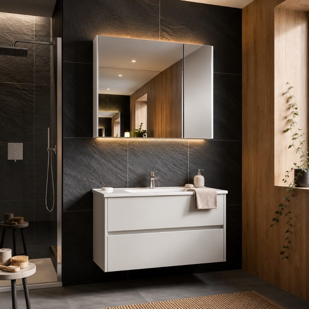 Orka Side 85 Cm Çekmeceli Beyaz Banyo Dolabı TakımıOrka Side 85 cm Çekmeceli Beyaz Banyo Dolabı TakımıBanyo DolabıOrka Banyo dolabı5004816DUŞHOMEOrka Side 85 Cm Çekmeceli Beyaz Banyo Dolabı Takımı