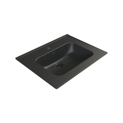 TURKUAZ CERASTYLE 65X47 MAT SİYAH LAVABO