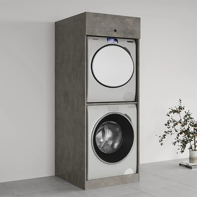 Ubm Senfoni Çamaşır Ve Kurutma Makinesi Dolabı 70 Cm Antrasit