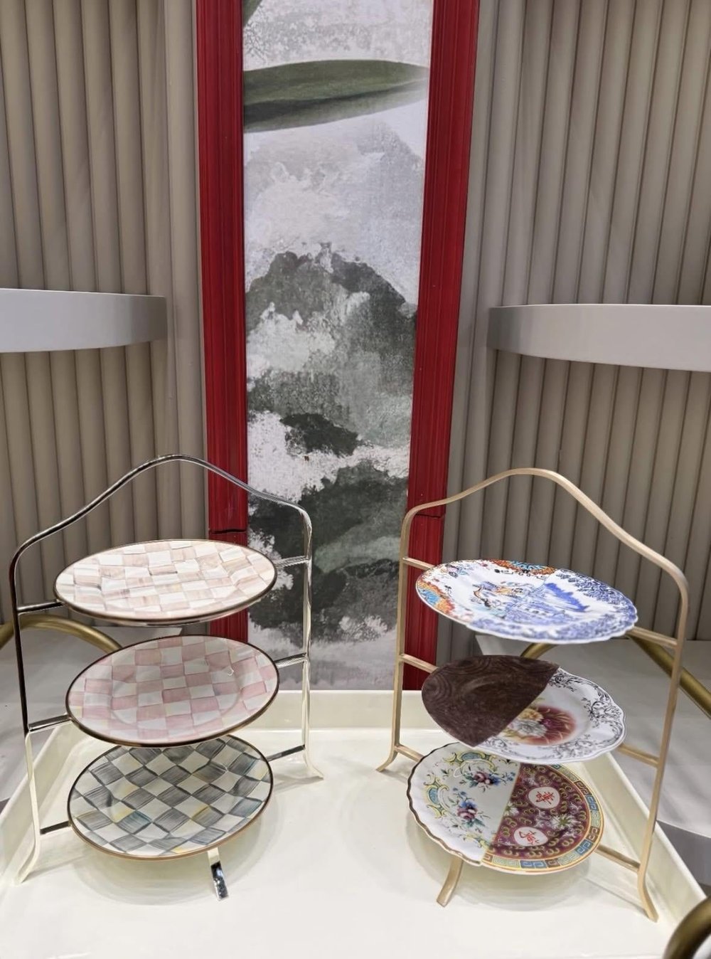 Ameli 3 Katlı Gümüş Servislik