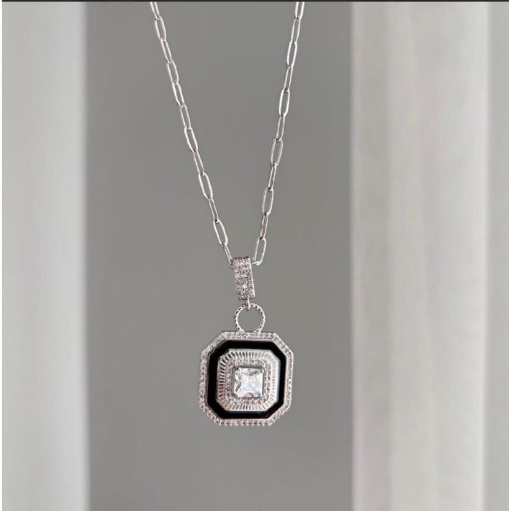 Sunset silver kolye