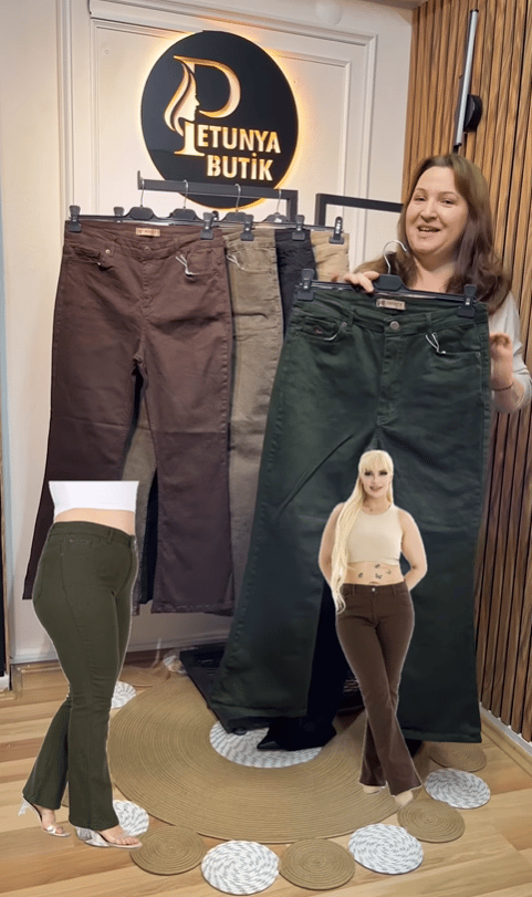 Çan Paça Kot Pantolon-SİYAH