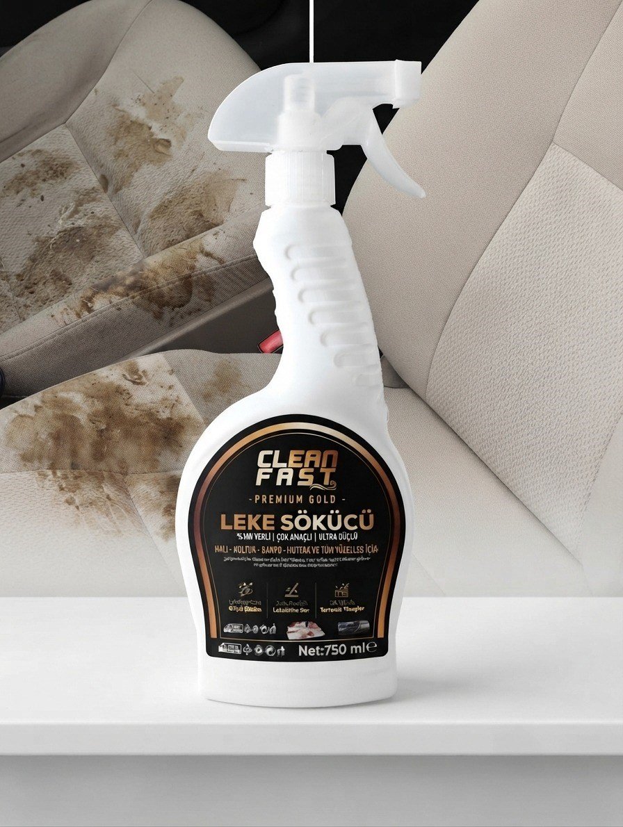 Ultra Güçlü Çok Amaçlı Leke Çıkarıcı Sprey  Kumaş Halı Koltuk Yüzey ve Döşeme Temizleyici 750 ml