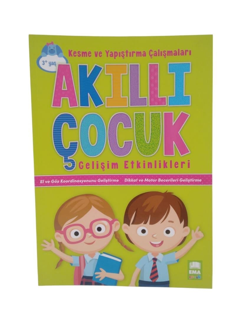 Akıllı Çocuk Gelişim Etkinlik Kesme ve Yapıştırma Çalışmaları Ema Çocuk