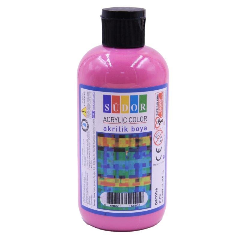 Akrilik Boya- Südor 250 Ml Pembe