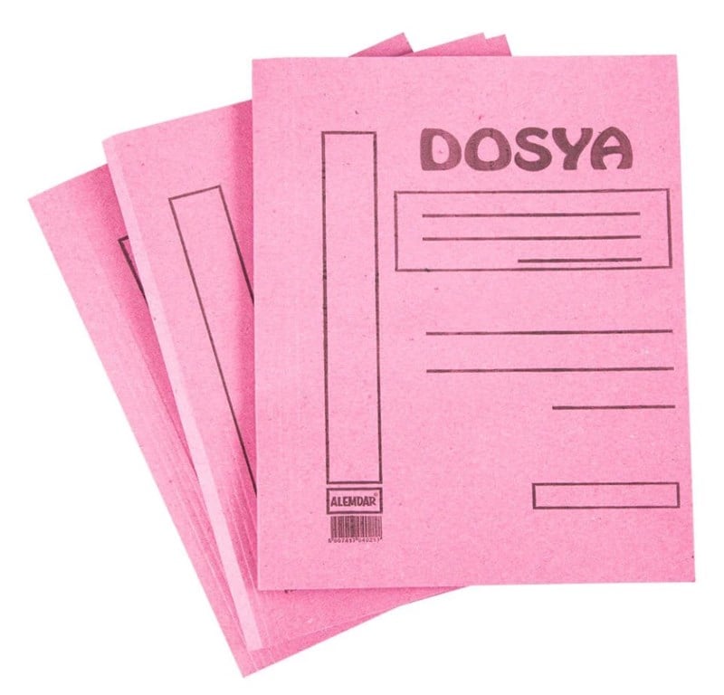 Alemdar Karton Dosya Tam Kapak A4 50'li Paket
