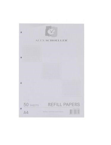 Alex Shoeller Kolej Yedeği A4 Kareli Renkli Alx-872 50'li Paket