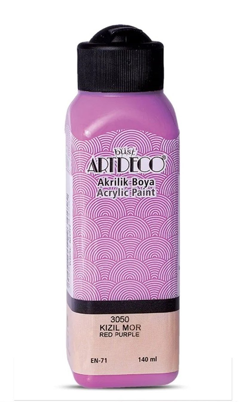 Artdeco Akrilik Boya 140ml Kızıl Mor