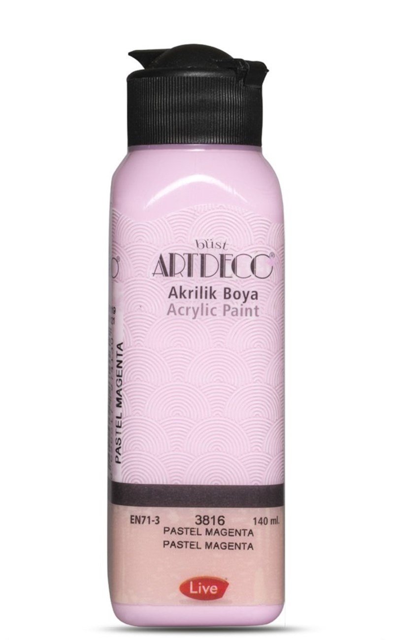 Artdeco Akrilik Boya 140ml Pastel Magenta 3816