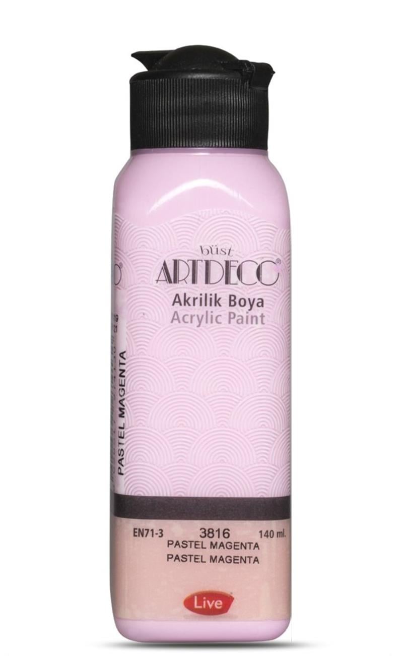Artdeco Akrilik Boya 140ml Pastel Magenta 3816