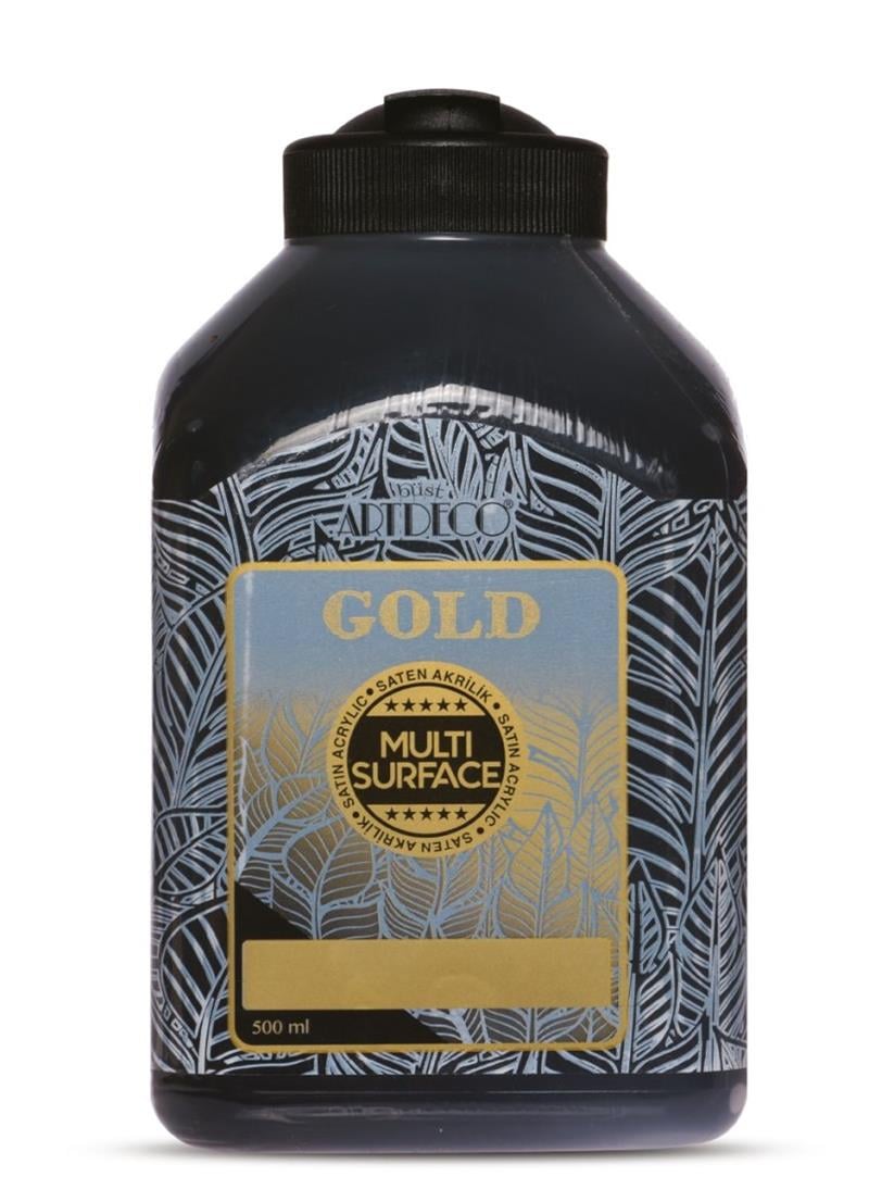 Artdeco Akrilik Boya 500ml Gold Multi-surface Siyah