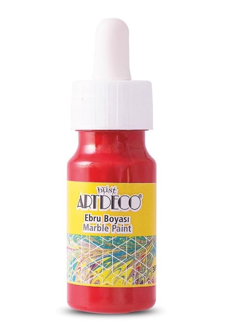 Artdeco Ebru Boyası 30ml Damlalıklı Kırmızı 05