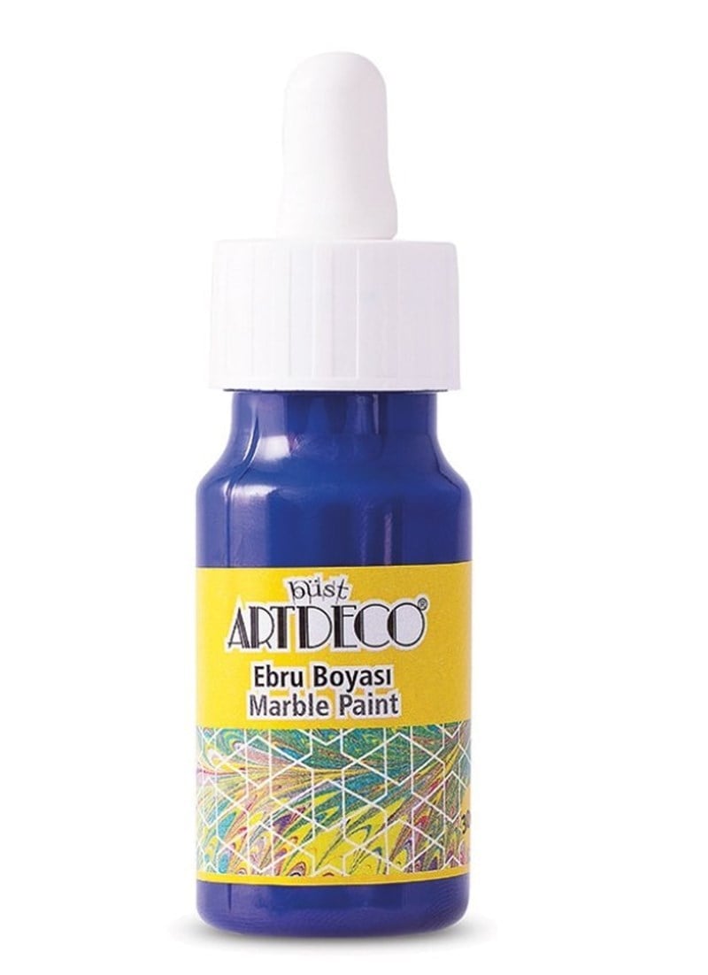 Artdeco Ebru Boyası 30ml (damlalıklı) Mavi 10