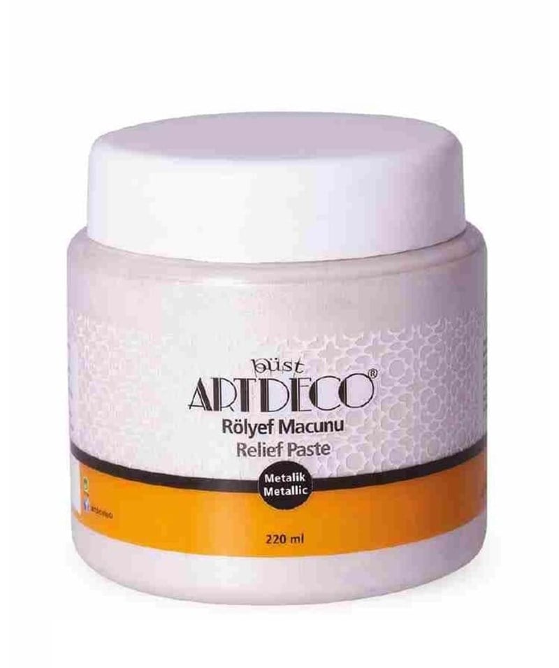 Artdeco Metalik Rölyef Macunu 220ml Sedef