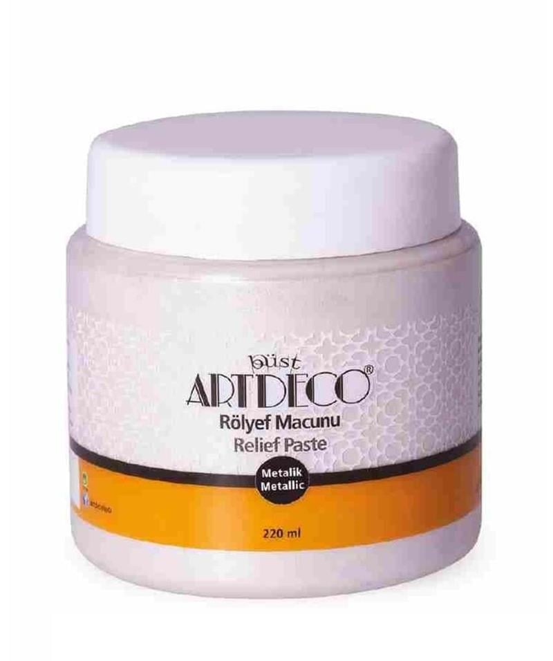 Artdeco Metalik Rölyef Macunu 220ml Sedef
