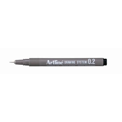 Artline Çizim Kalemi 232 Siyah 0.2 mm 12'li Paket