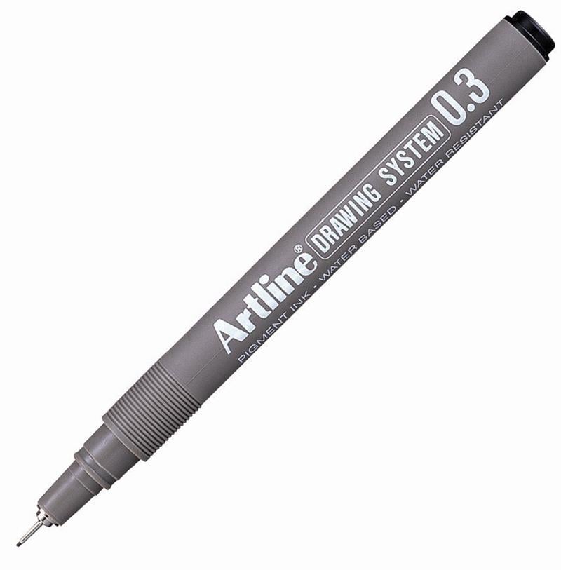 Artline Çizim Kalemi 233 Siyah 0.3 mm 12'li Paket