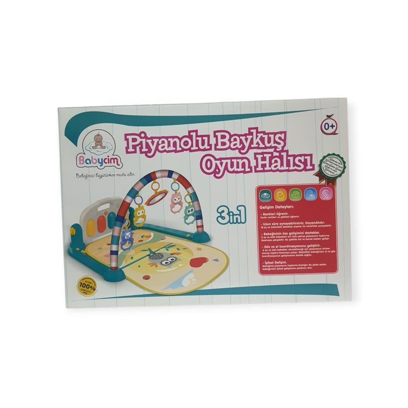 Babycim Baykuşlu Pianolu Bebek Oyun Halısı
