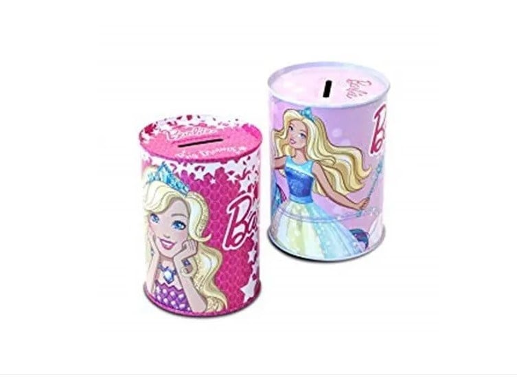 Barbie B-6258 Kumbara Metal 24'lü Paket