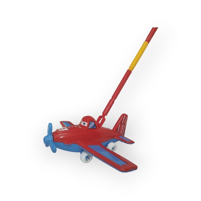 BAYRAKTAR 30 CM ÇUBUKLU UÇAK EĞLENCELİ YÜRÜME ARKADAŞI 