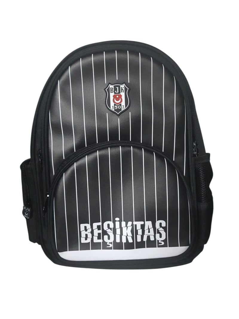 BEŞİKTAŞ ME TEAM İNCE ÇUBUK DESENLİ SUNİ DERİ OKUL ÇANTASI MEPART.25352