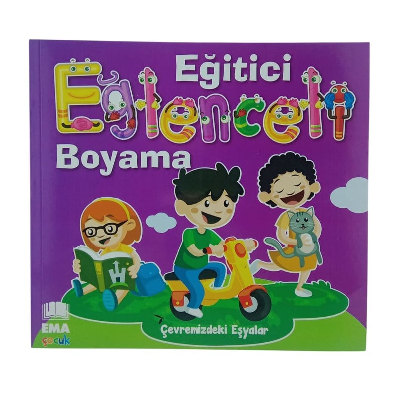 Boyama Kitabı Eğitici ve Eğlenceli Çevremizdeki Eşyalar Ema Çocuk