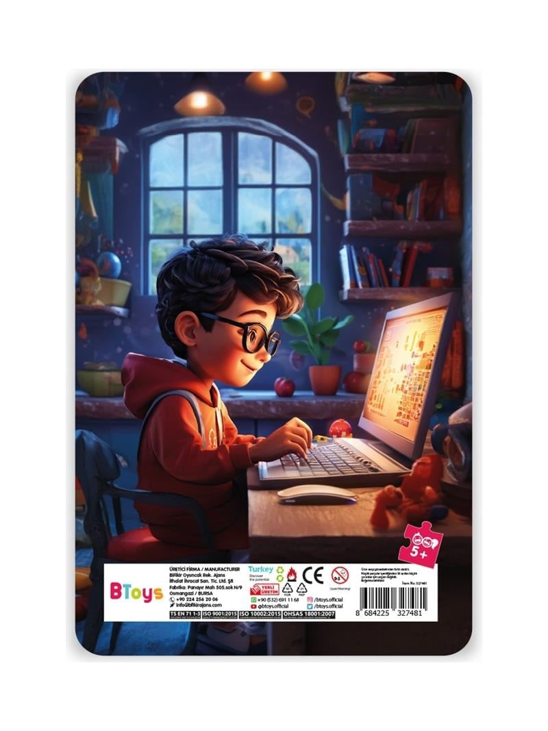 BTOYS KIDS 60 PARÇA PUZZLE ARAŞTIRMA YAPIYORUM 9114