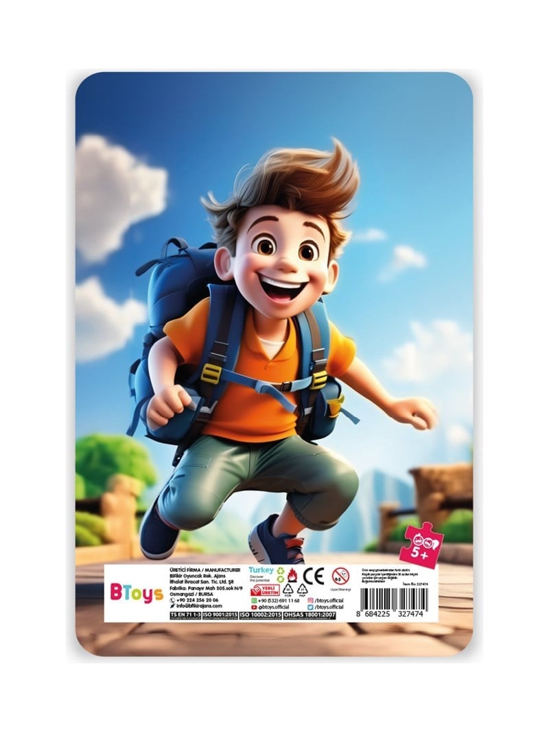 BTOYS KIDS 60 PARÇA PUZZLE GEZİYE ÇIKIYORUM 9113