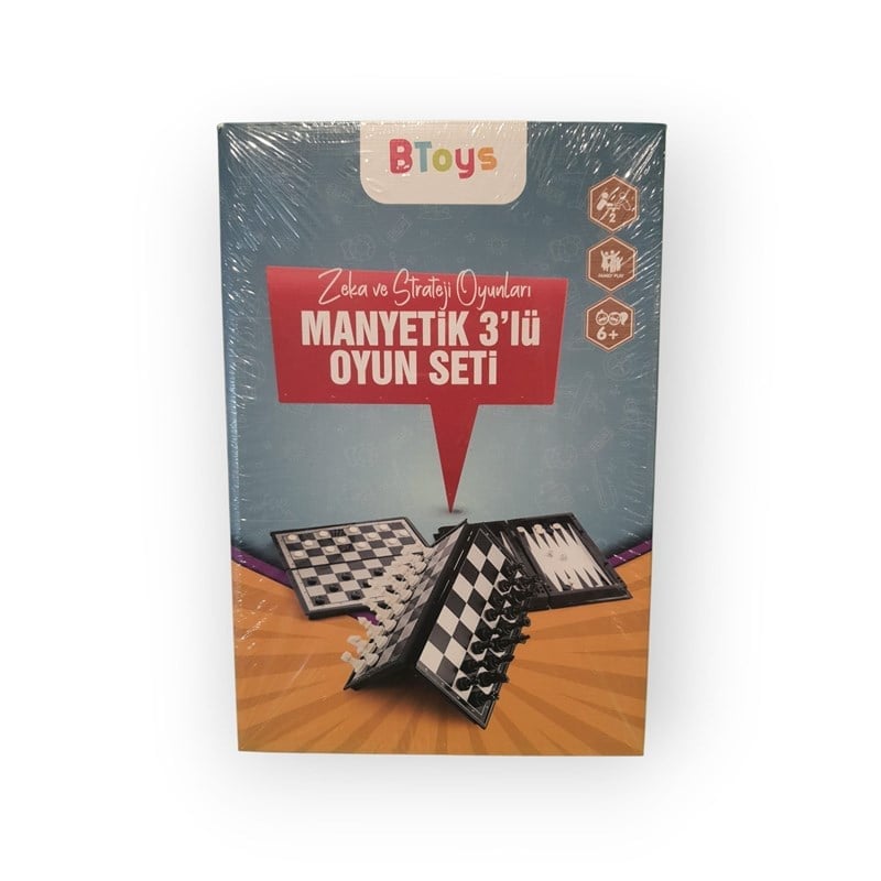 Btoys Manyetik Üçlü Oyun Seti BT-O5019