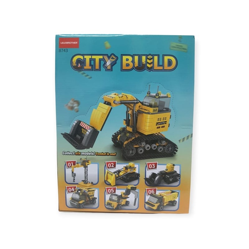 Cıty Buıld 6'sı 1 Arada İnşaat Seti 