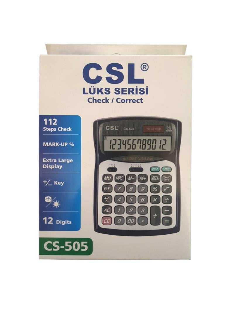 CSL Hesap Makinesi CS-505 Masa Tipi