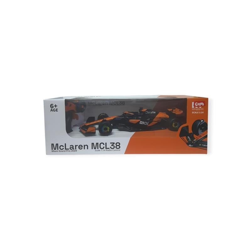 Ctoy Formula 1 Mclaren Mcl38 Uzaktan Kumandalı Usb Şarjlı Ve Işıklı Araba 2.4g 1:14