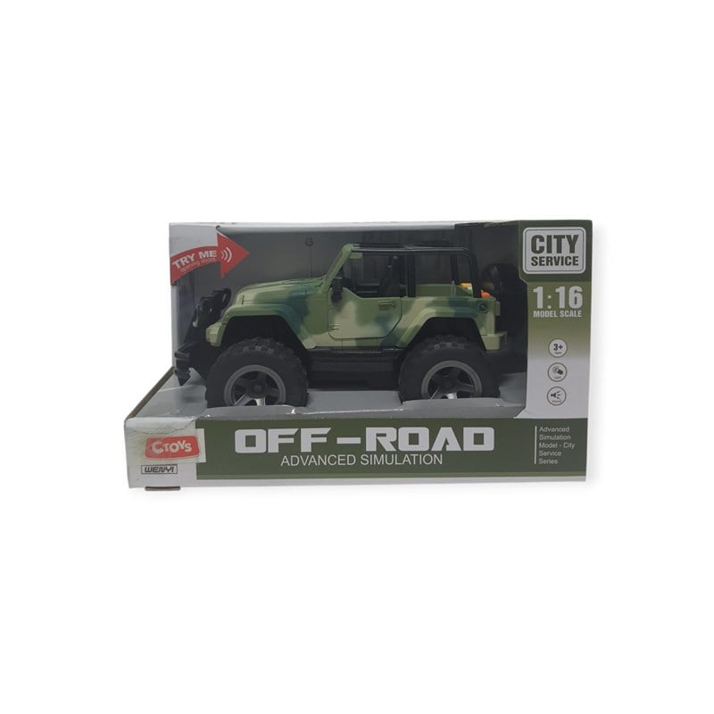 Ctoy Sesli Ve Pilli Off-Road Arazi  Aracı 1:16
