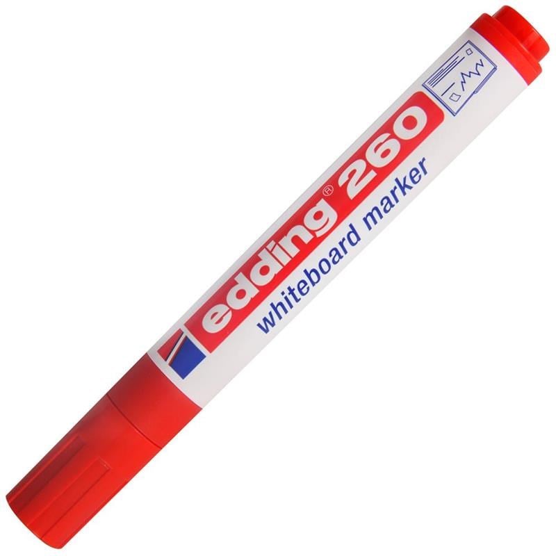 Edding Tahta Kalemi Edding 260 Kırmızı  10'lu Paket