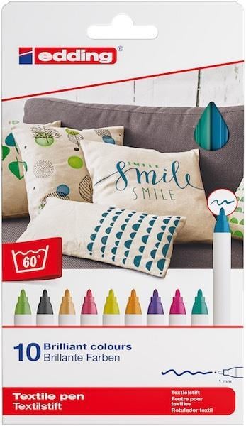 Edding Tekstil Markörü E4600 10'lu Kutu Basic