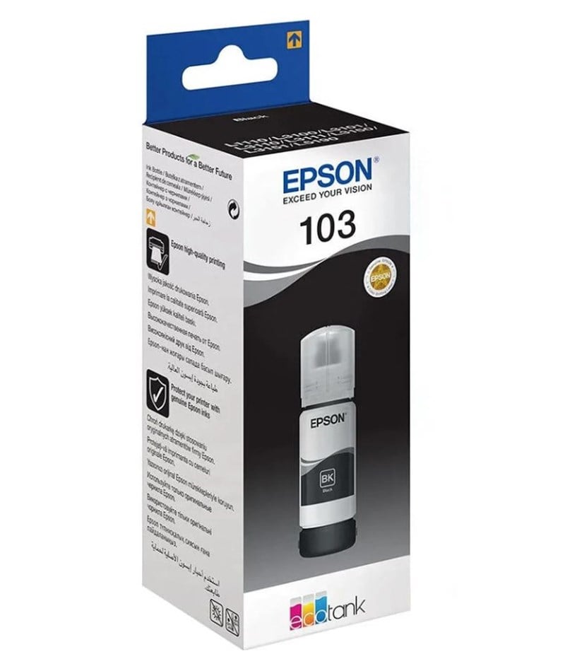 Epson Mürekkep Tüpü T00S14A 103 Ekotank Black
