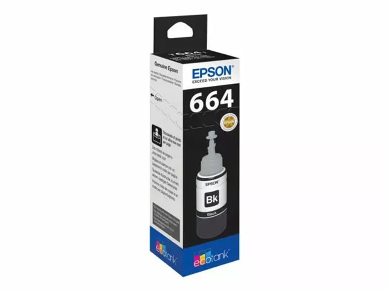 Epson Mürekkep Tüpü T6641 L200 Black 70ml